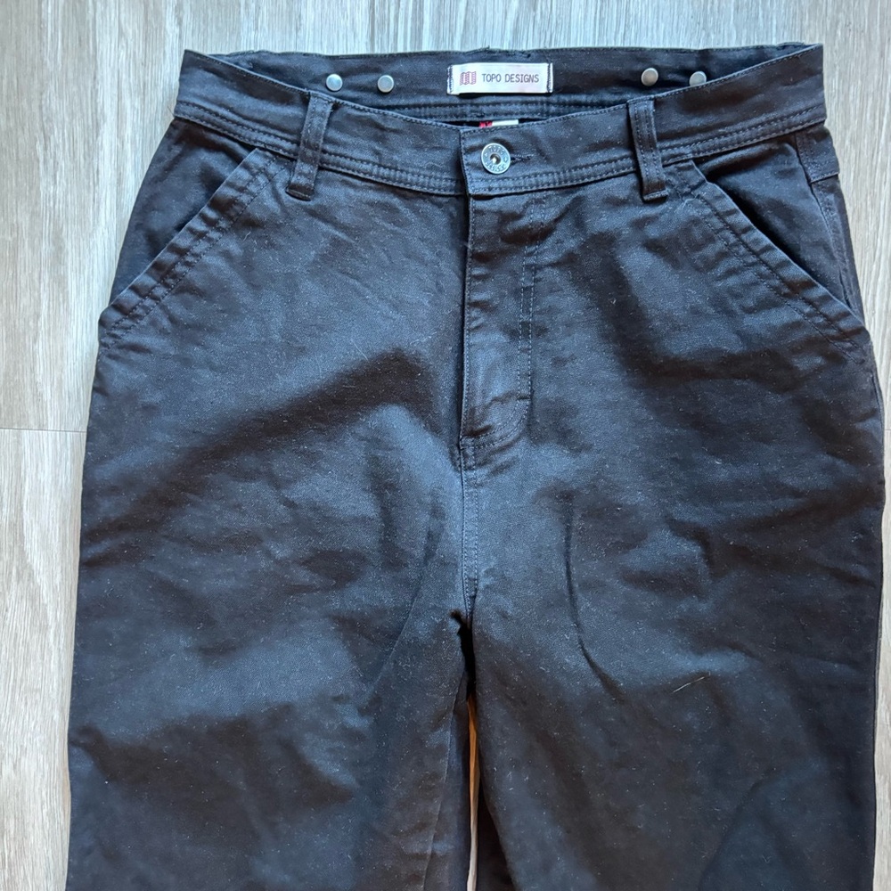 Topo Designs The Dirt Collection Organic Cotton Women's Carpenter Women's 28 - Picture 2 of 9
